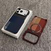 Slim Frameless Carbon Fiber Pattern For Magsafe Magnetic Case For iPhone 17 Air 16 15 14 13 12 Pro Max Plus Plastic Bumper Cover