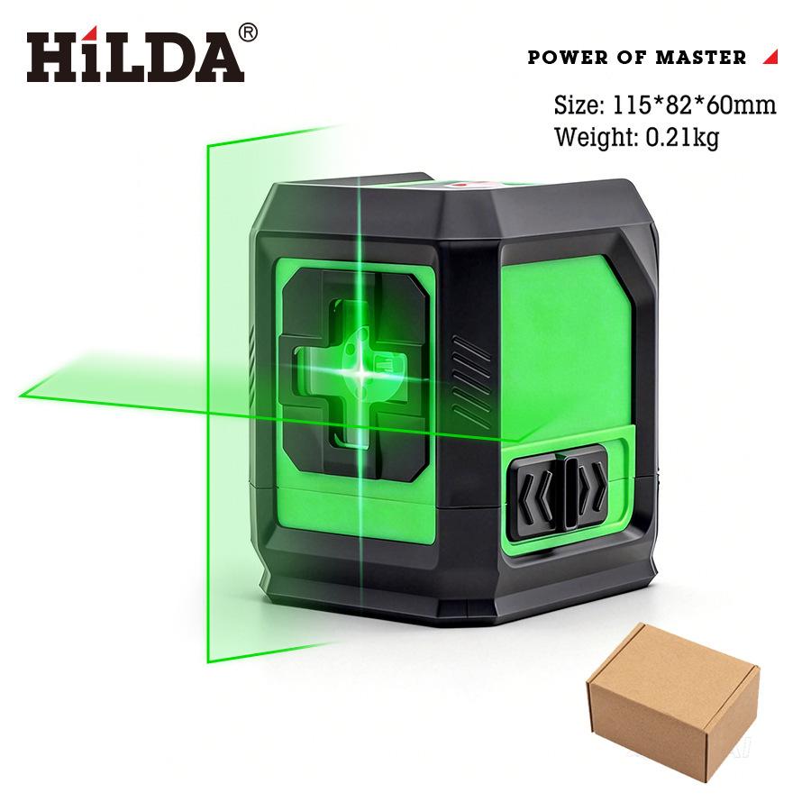 Hilda Mini Portable Green Light Self-Leveling Infrared Laser Level