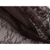 Women High Waist Lace Patchwork Irregular Midi Fashion Skirt