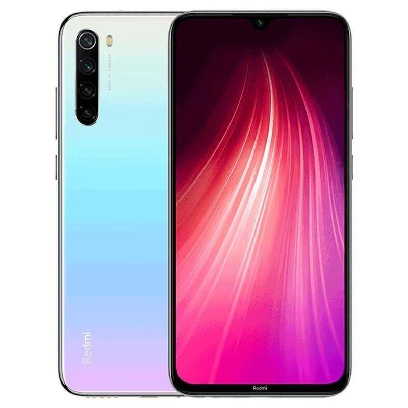 

Оригинальный Xiaomi Redmi Note 8 Глобальная версия с чехлом для телефона Оригинальный Android-телефон 4000 мАч Аккумулятор Четыре камеры 4G Смартфон 4GB 64GB белый