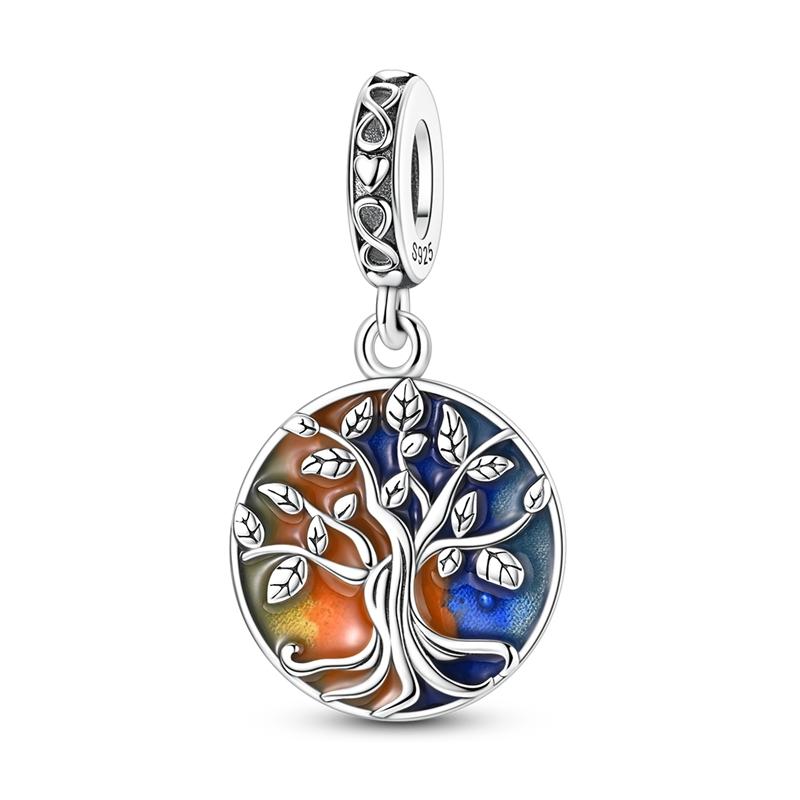 925 Sterling Silver Charms Bead Heart Shaped Celtic Knot Dangle Fit Original Bracelet DIY Women Jewelry GiftGood Product