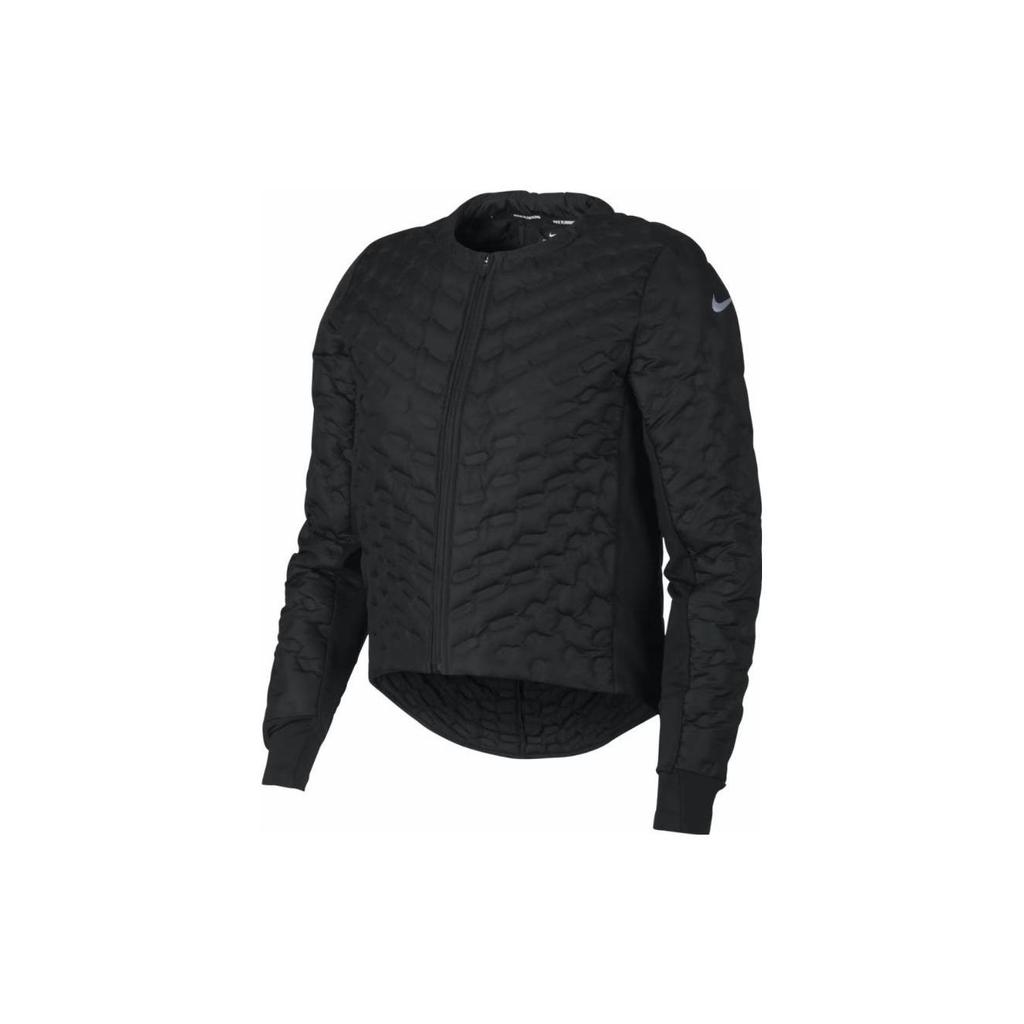 Nike Aeroloft Solid Color Running Long Sleeve Cotton Jacket Women Jacket Black 929133-010