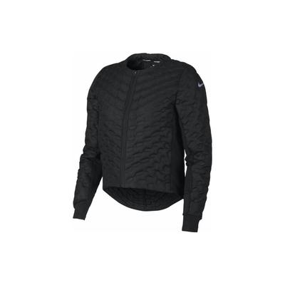 Aeroloft Unifarbene Laufjacke Langarm Baumwolljacke Damenjacke Schwarz 929133-010