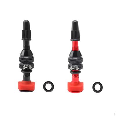 2x Aluminium Tubeless Reifenventilschaft Rennradfelge