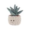 Apricot Lamb Potted Aloe Plush Toy, Soft and Cute, Fluffy Potted Aloe, 21cm
