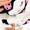 MORIPiLO Kuromi Body Pillow, Sanrio Characters, Sleeping Pillow (M), Approx. 45cm, Skin-Friendly Micro Fabric, Large Plush Toy, Black, by Morishita Ma
