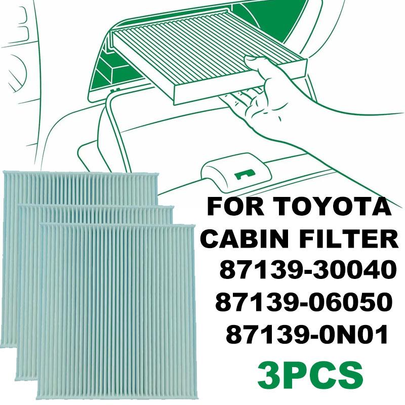 For Toyota Car Cabin Filter Kits Air Filter Replacement 87139-30040 87139-06050 87139-0N01 Air Conditioning Filter Car Filter