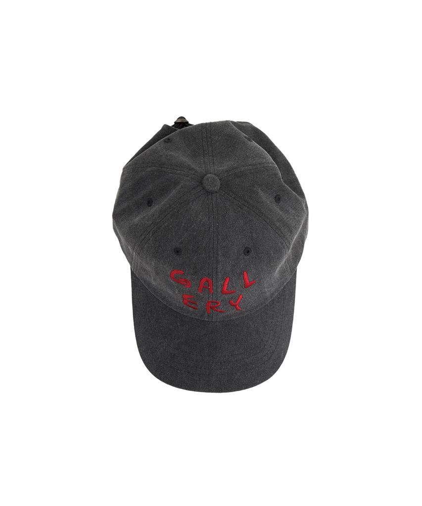 1011 GALLERY Gallery Pigment Ball Cap_Washed Black