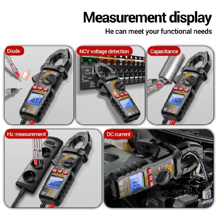 Precisions Digital Clamp Meter with User Friendly Design & Backlit Display Upgrades for Diverse Electrical Testing Needs