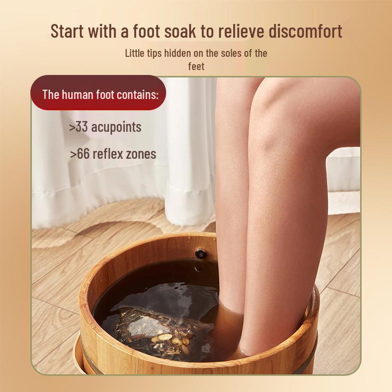 Royal Herbal Foot Bath: Relieve Fatigue, Improve Sleep, Dispel Cold & Dampness with Mugwort Formula