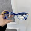 Fashion Trendy Cat Eye Eyeglasses Frames Women Men Transparent Clear Brand Designer Optical Colorful Frame Oculos