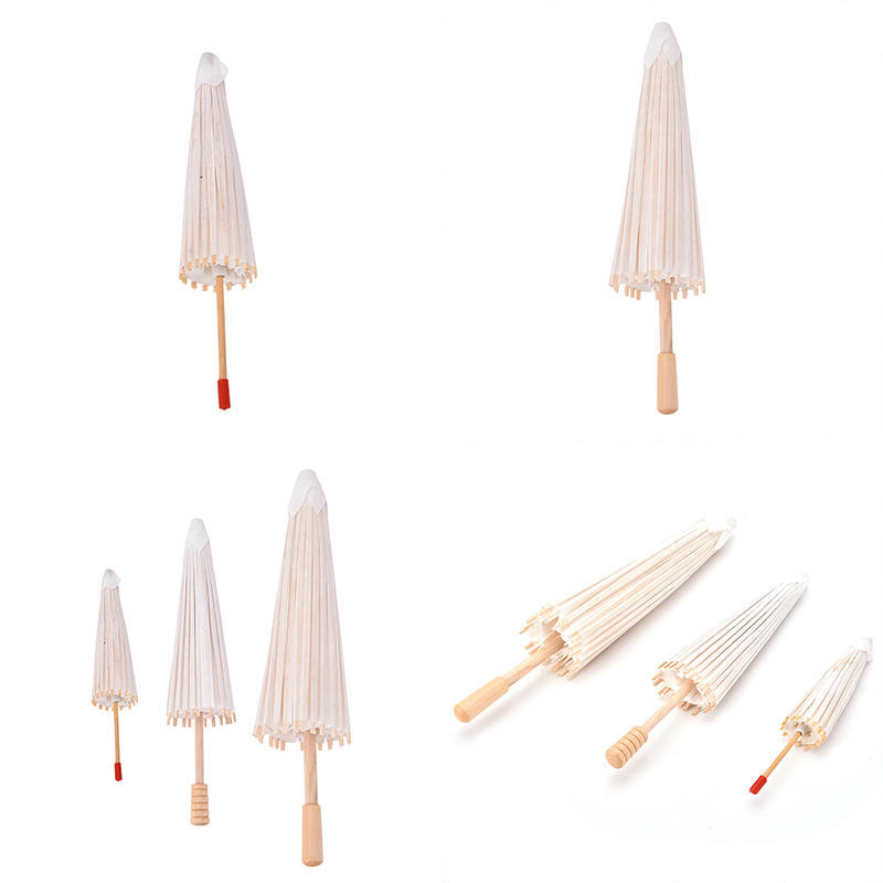 1 Pcs Paper Umbrella Kids Diy Accessory Chinese Traditional Craft Decoration