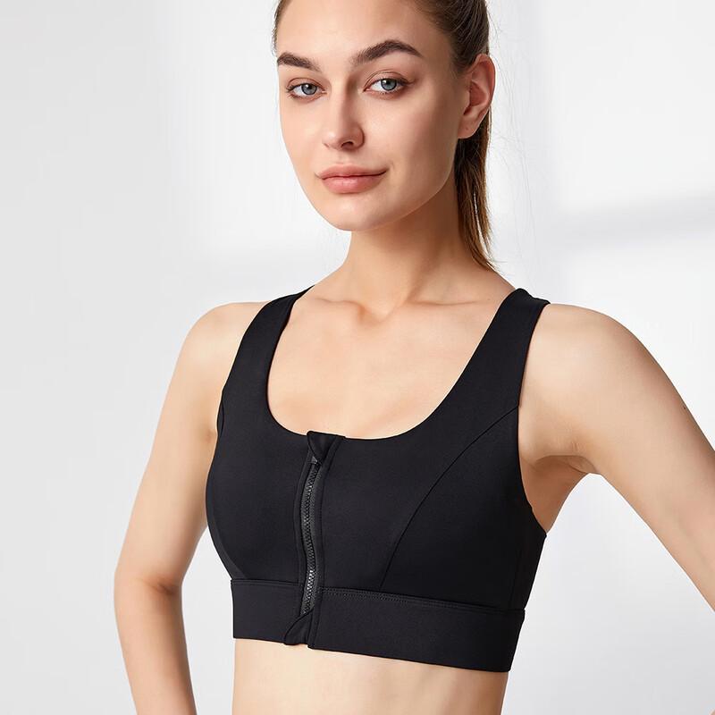

Women s High-Impact Zipper Sports Bra S