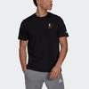 Adidas Icon Emb Football Sport Round Neck Short Sleeve T-Shirt Men Tops Black HA5462