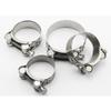 Zinc-plated Iron Hose Clamps Adjustable Rust Resistant For Plumbing Automotive Repair