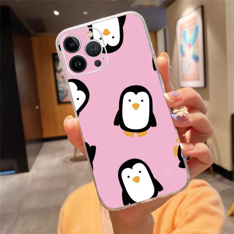 Phone Case For iphone 17ProMax Air 16 15 14 13 Pro Max 15 16 Pro 15Plus Cute Lovely Penguin