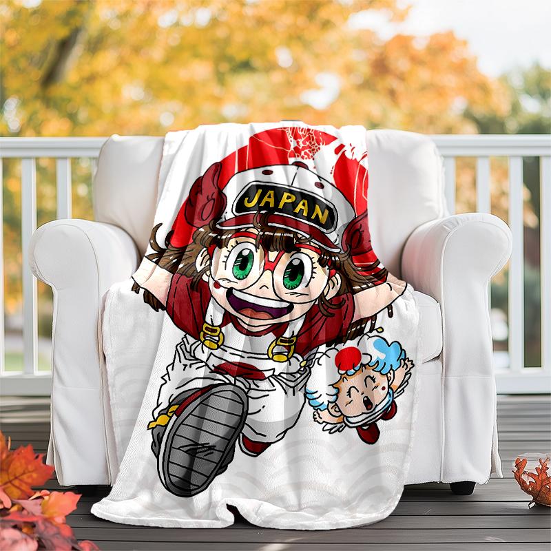 Arale Printed Throw Blanket—soft,warm;versatile Blanket for All Seasons—perfect As &air-conditioning Throw,nap Blanket