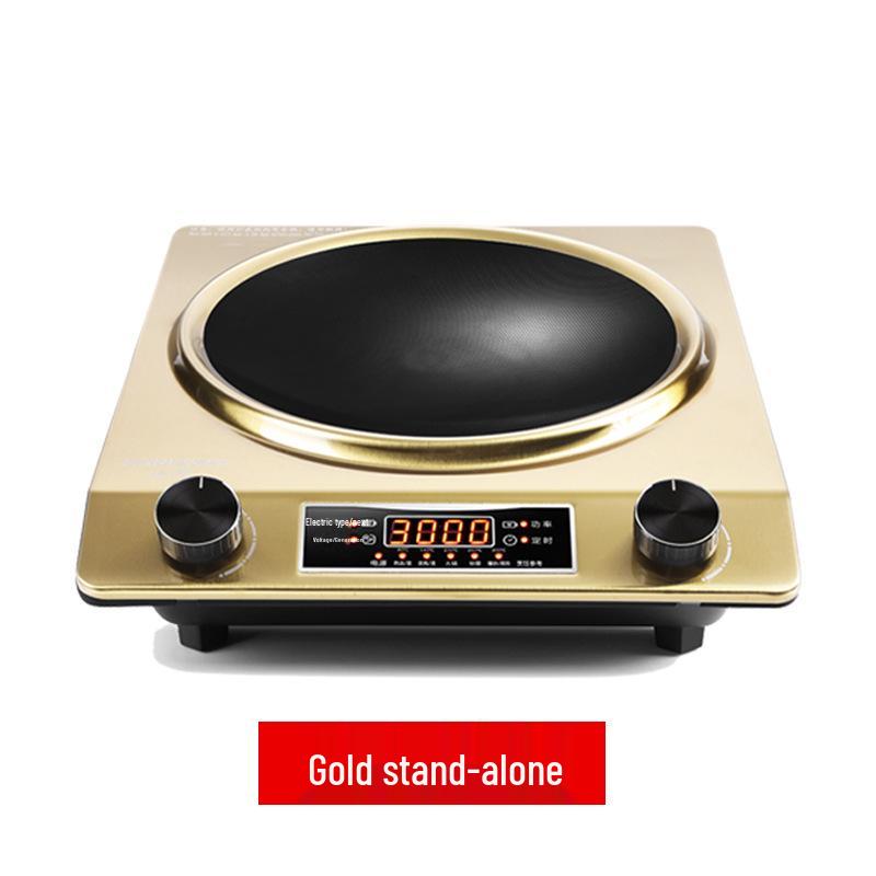 International 3500W Induction Cooker, 110V, EU/UK/US Standards, Commercial Flat and Concave Design