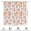 Pink Cupcake Candy Shower Curtain 3D Printed Waterproof Home Decor For Bathroom Decorations Kids Room Decoration Set (160 X 180C