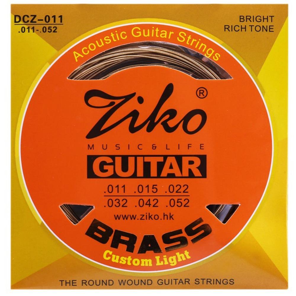 Hexagon Zinc Zinc Alloy Acoustic Guitar Strings 6 Strings Set Guitar String Acoustic Guitar