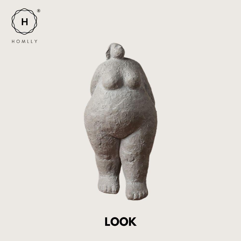 

Homlly Oversized Woman Yoga Sculpture Figurine Statue Look