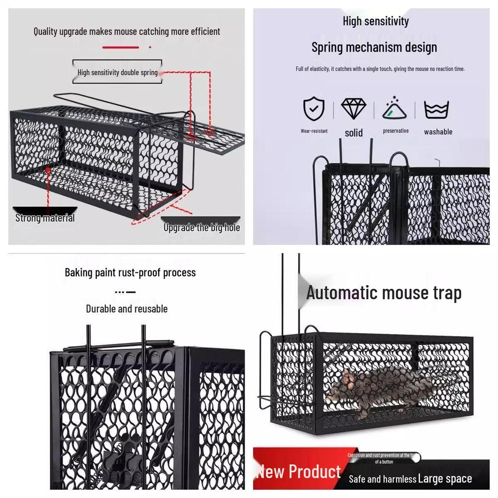Automatic Mouse Trap & Rodent Repellent for Home - Humane Mice/Rat Solution
