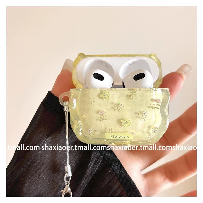 The new spring small flower is suitable for airpodspro1 generation earphone cover Apple Bluetooth protective case 1/1 soft silicone