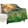 Sunset Behind Queen Anne's Lace Throw Blanket Blankets For Baby Sofa Bed Extra Large Throw Soft Blankets