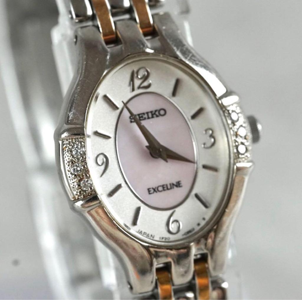 [USED] SEIKO Exceline 1F20-0AW0 Combination Quartz