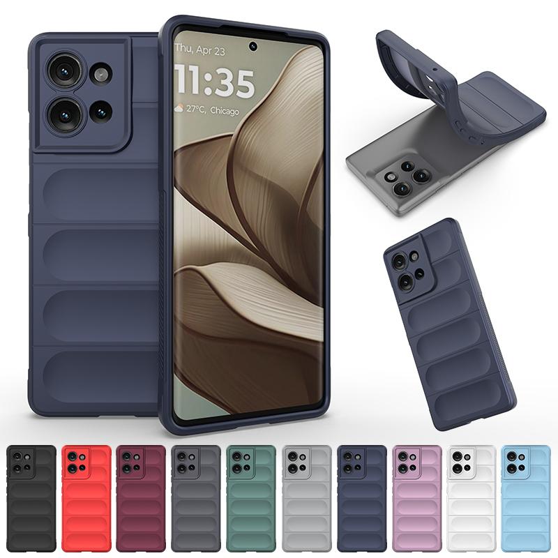 Silicone Phone Case For Motorola Moto Edge 50 Pro 40 S50 Neo Fusion G32 G62 G73 G34 G64 G54 G84 G85 5G Shockproof Liquid Cover