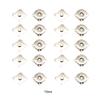 10 Pieces Snap Buckle Sewing Quilting Clasp Leathercraft Clothing Decorative Button Metal DIY Accessory 18.5MM