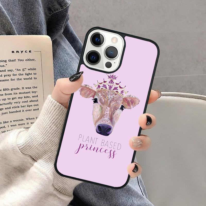 Vegetarian Quotes VEGAN FOOD ANIMAL LOVE VEGGIE Phone Case for iPhone 17 Air 16 16e 15 Plus for Apple 13 11 12 14 Pro Max