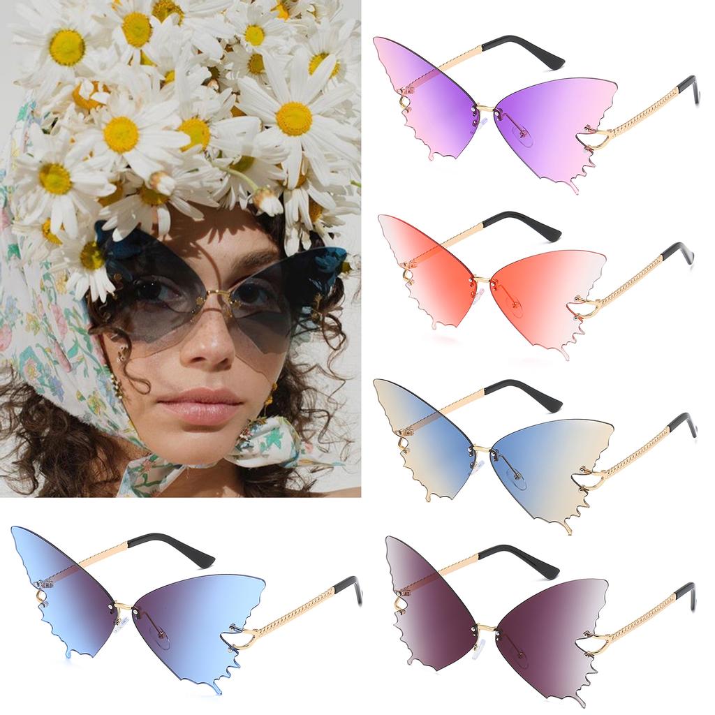 Occhiali da vista in metallo Vintage Protezione UV Occhiali da sole retrò Occhiali  da sole a farfalla Occhiali da sole senza bordo acquista in modo economico  — spedizione gratuita, recensioni reali con