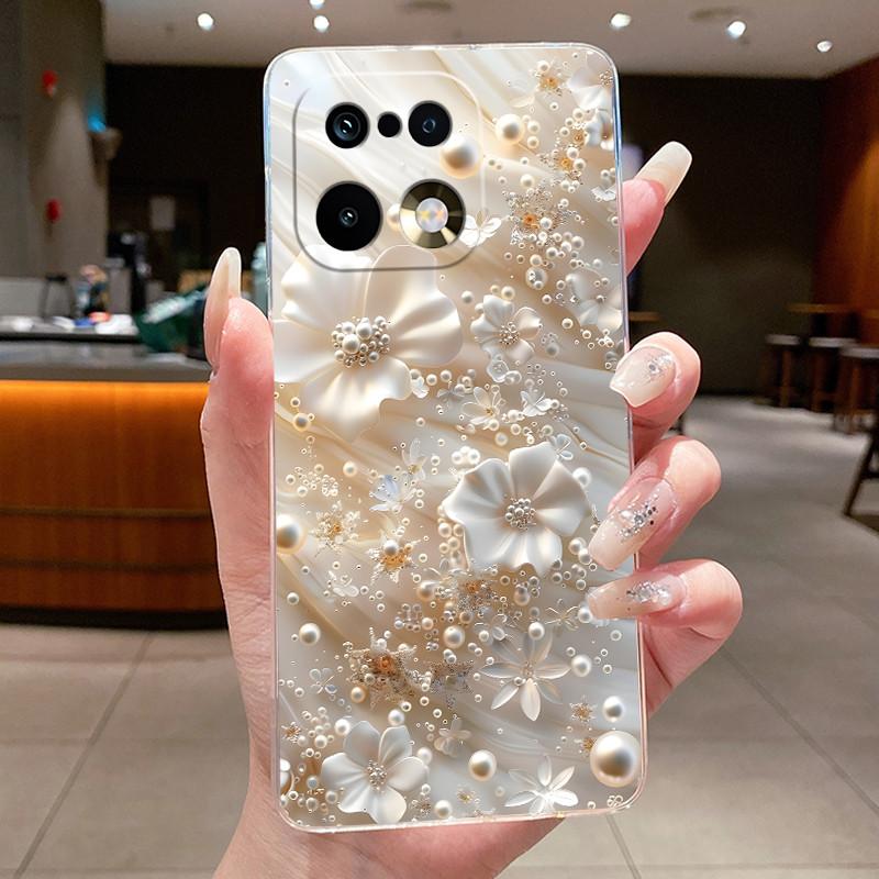 Phone Case For Realme 16 Pro / 16 Pro+ Funda Capa Butterfly Bow Protective Casing Transparent Soft Silicone TPU Cover Coque