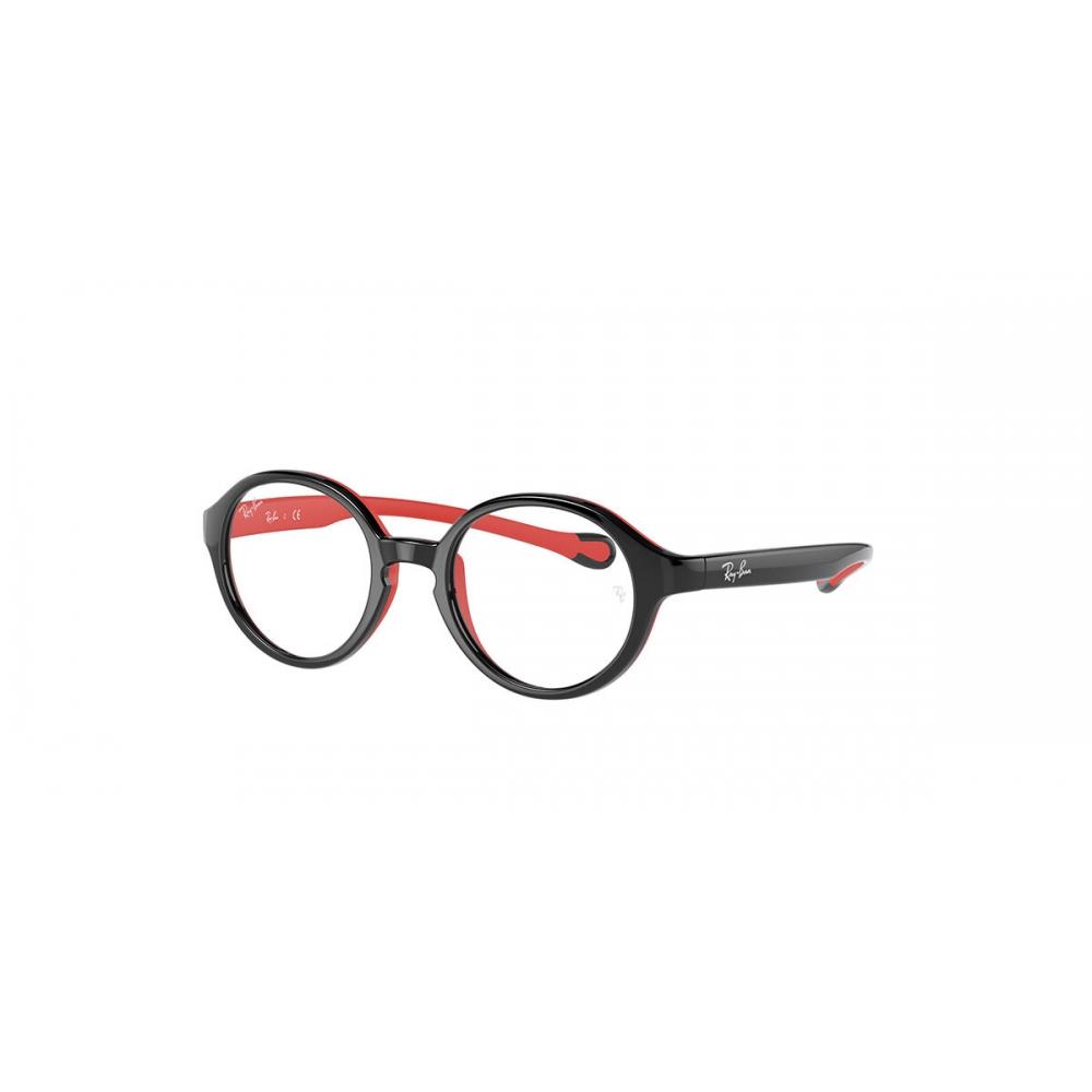 

Ray Ban Kids Eyeglasses Ry9075vf Asian Fit 3876 Black On Rubber Red/46-16-140