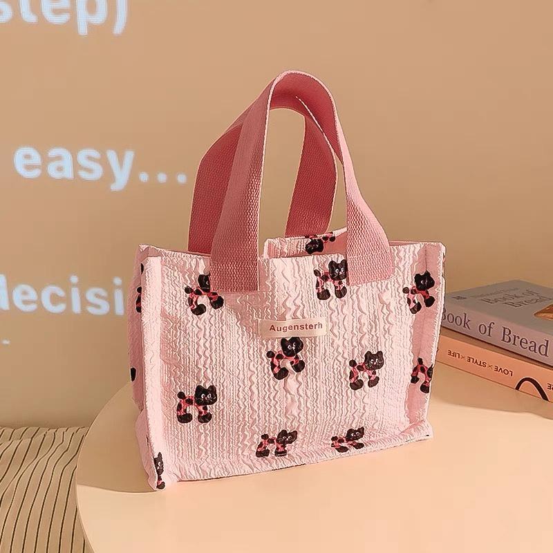 

Сумка для ланч-бокса с цветами, Сумка-тоут высокой ценности, Студенческая удобная сумка, Сумка-бокс для ланча, Сумка-тоут, Ланч, Все сочетается