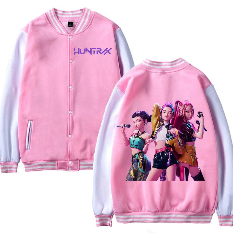 European and American trend witch hunting group Korean version casual hoodie women's plus size baseball jacket autumn and winter coat 5991