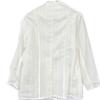 PUBLIC TOKYO White 162353003 Mesh Collarless Jacket Jacket FREE whiteUsed