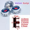 4pcs/Set 67mm Car Wheel Center Cap Hub Rim Cap For 45mm VOSSEN Styling Emblem Badge Sticker Styling Accessories