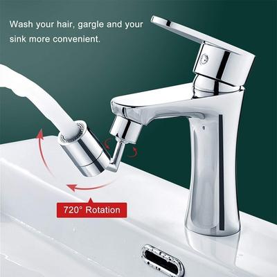 720 Degree Rotatable Tap Aerator Universal Splash Filter Saving Faucet Sprayer Head Bathroom Filter Bubbler