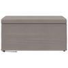 Stool Beige 81 X 41 X 40 Cm Fabric and Particleboard