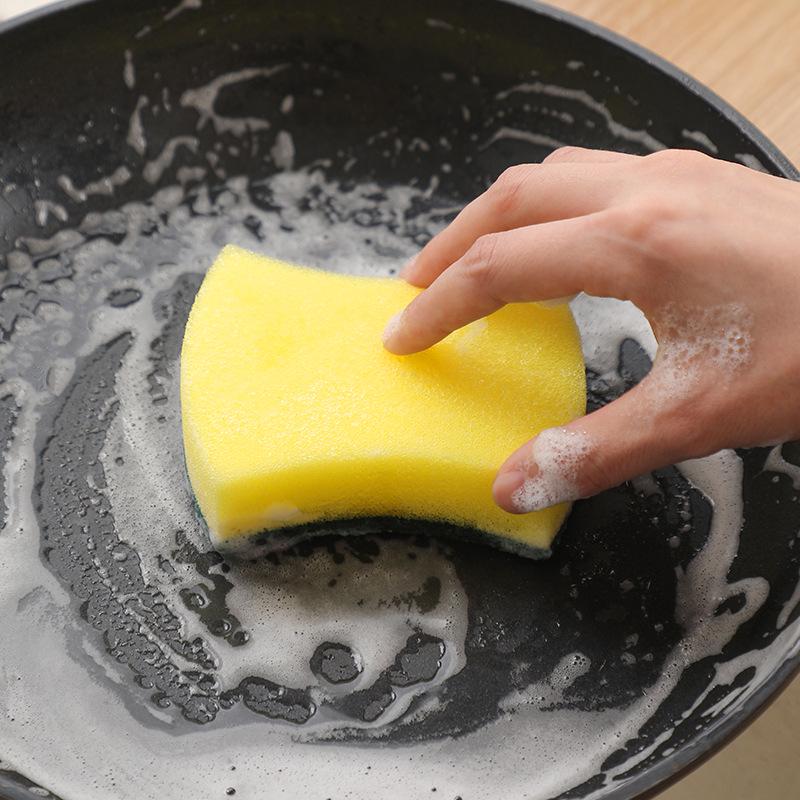 Magic Nano Kitchen Cleaning Sponge Brush for Dishwashing and Scrubbing