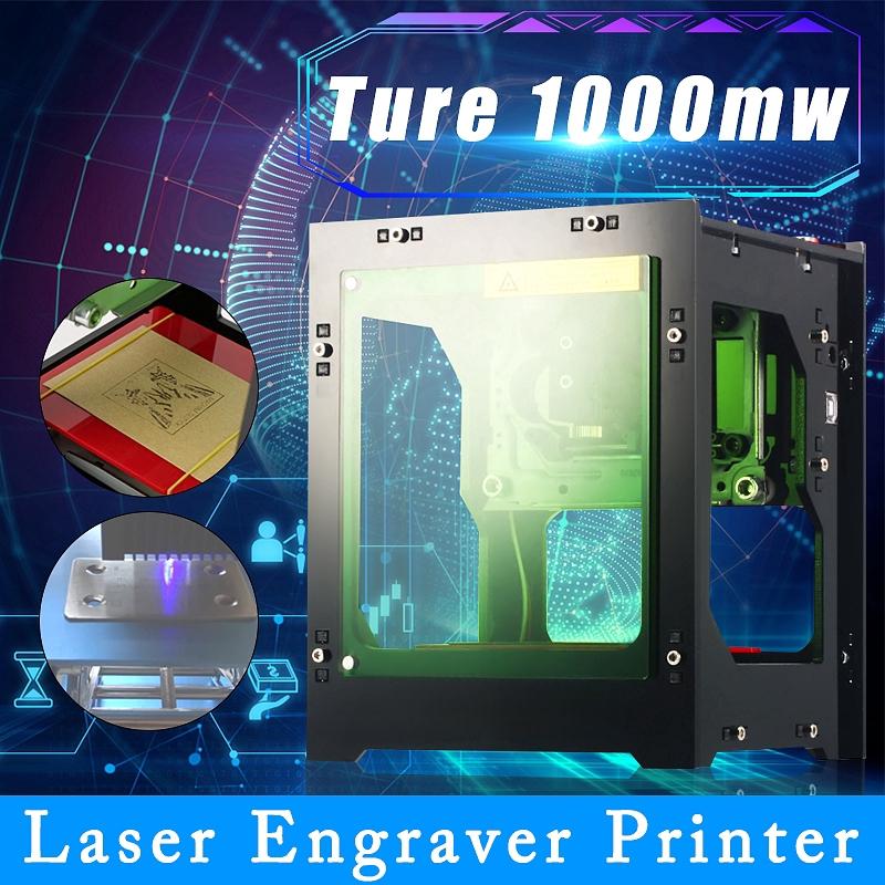 1000mW DIY Laser USB Engraver Cutter Engraving Carving Machine Printer CNC 19.8x14.5x16cm