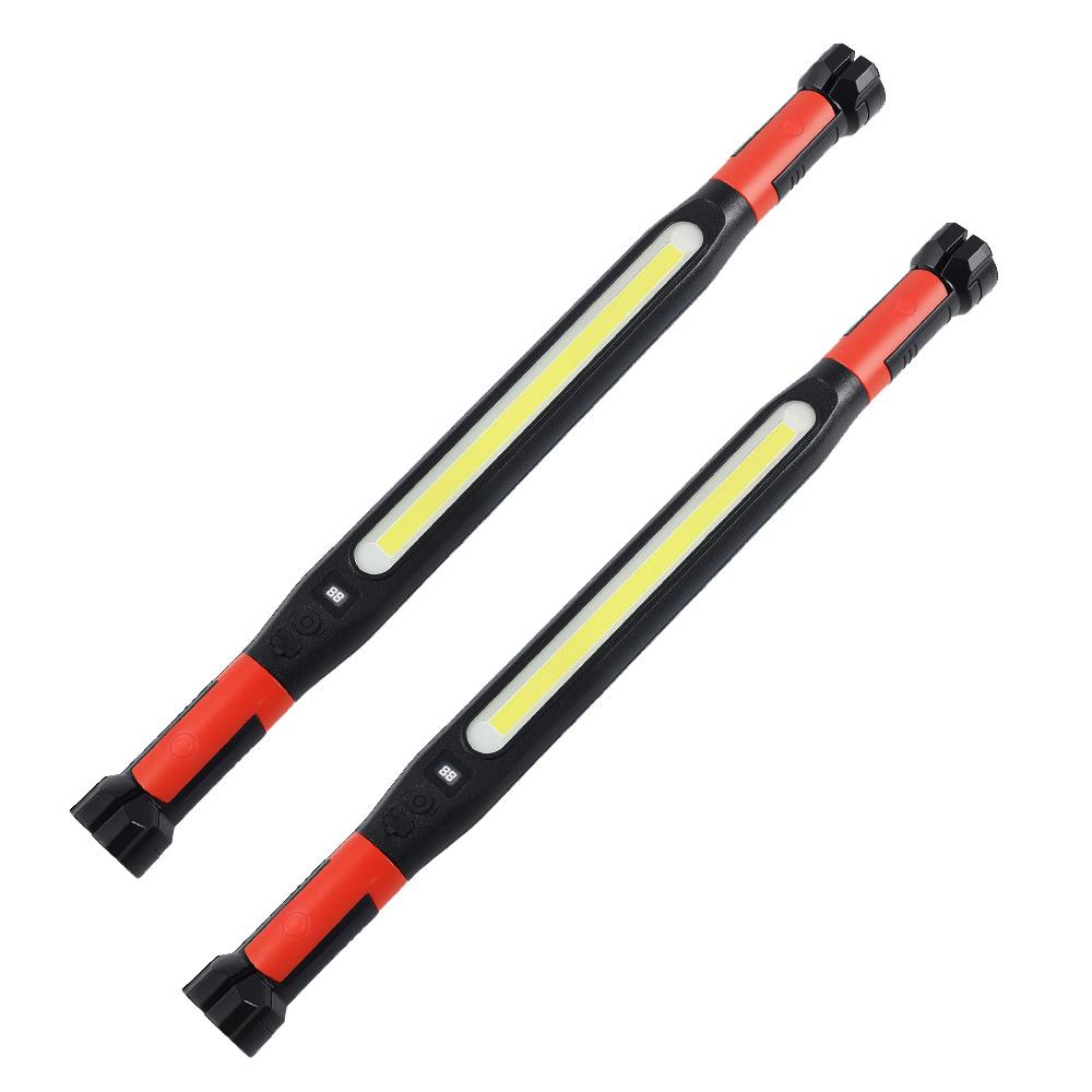 Portable Cordless Underhood Work Lights with Magnetic Base & Hooks Rechargeable LED Work Light Bar Car Repair Tool