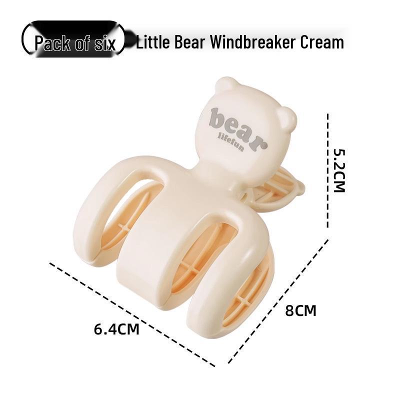 Kleine Bär Winddichte Multifunktionale Wäscheklammern - Starke Befestigungsclips für Socken & Sonnentrocknung