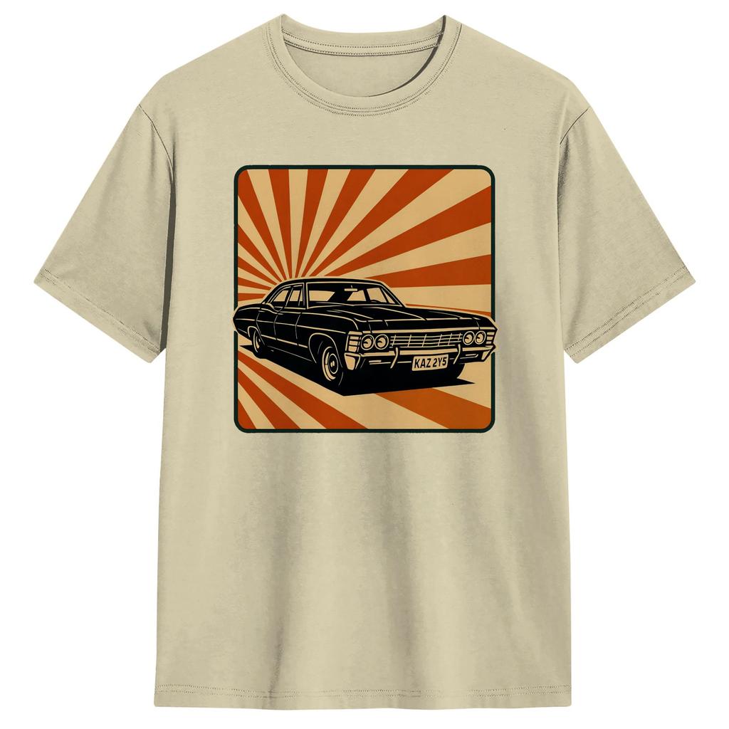 Retro Baby Supernatural TShirts Unisex  Funny 100 Cotton Tees Round Collar Short Sleeve T Shirt Printed Clothing