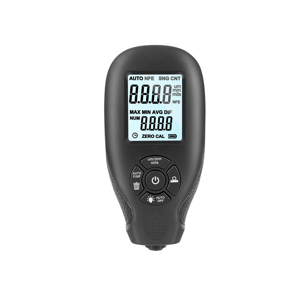 HW-300 Coating Thickness Gauge 0-2000um Car Paint Film Tester LCD Display Manual Paint Thickness Gauge Measuring Tools For Car