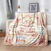50th Anniversary Celebration Flannel Blanket-Soft and Suitable for Sofas,Beds,Offices,Travel,All Seasons,Great Gift for Holidays and Birthdays.