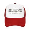 Certified Ham Radio Operator Mesh Golf Hat Caps Outfit For Men Women Adjustable Snapback MeshBack Summer Cooling Hats