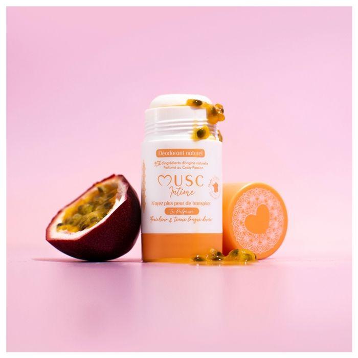 Musc Intime Déodorant Naturel Crazy Passion 50 Grammes